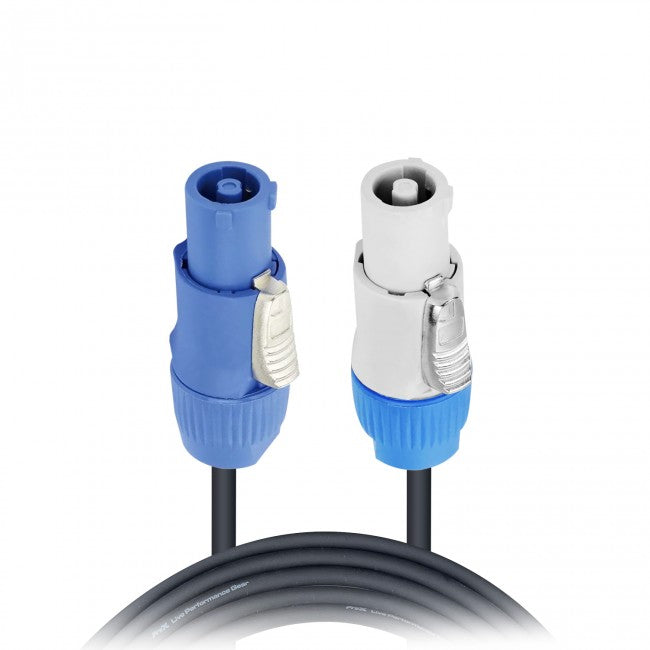 ProX 25 Ft 14 AWG High Performance Link Grey Male to Blue Male for Power Connection XC-PWC14-25