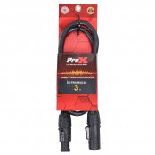 ProX 3Ft Male to Female 12AWG Power Cable for Power Connection XC-TR1FM12-03