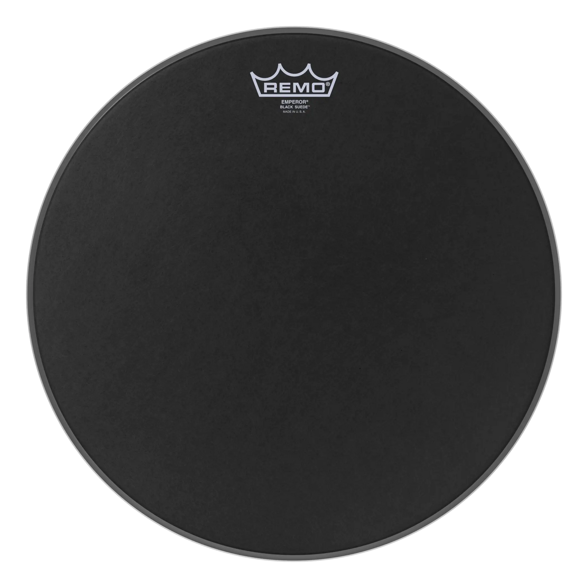 Remo Emperor Black Suede 15”