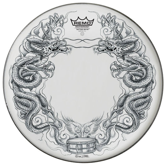 Remo Bass Powerstroke 22” Tattoo Dragon