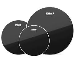 Evans Black Chrome Rock Pack 10" 12" 16"