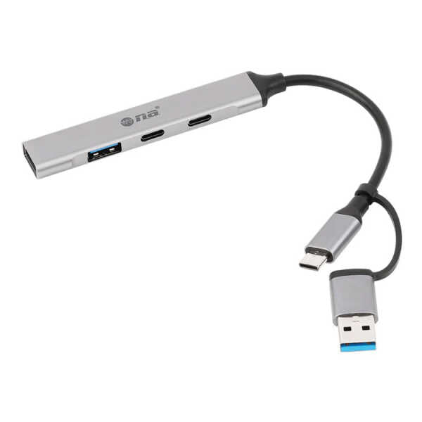 Nippon America 4-in-1 Multiport USB-C USB Hub DB-IBM-1C-2CU2