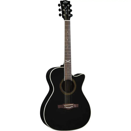 EKO NXT A100CEBK See Through Black Acoustic Guitar with EQ