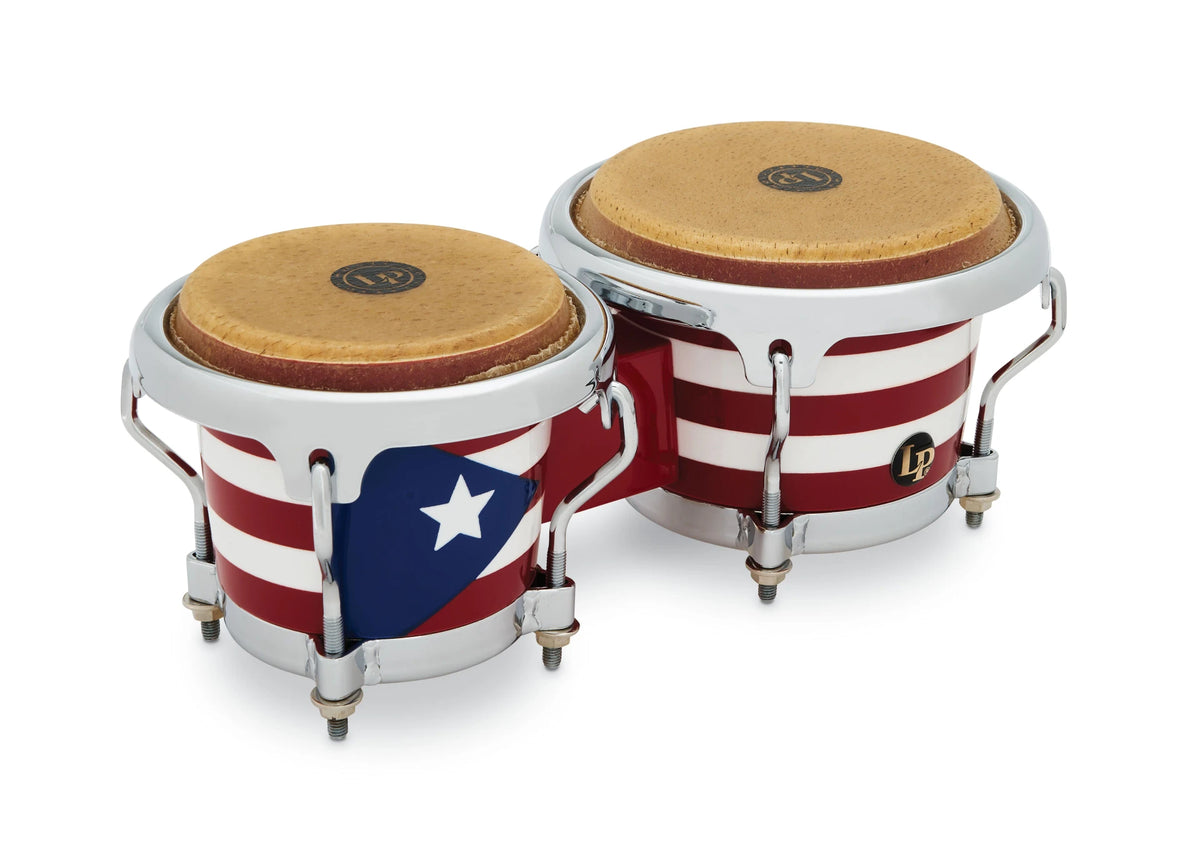 LP LPM199-PR Mini Bongos Puerto Rico 3-1/2″ & 4-1/2″