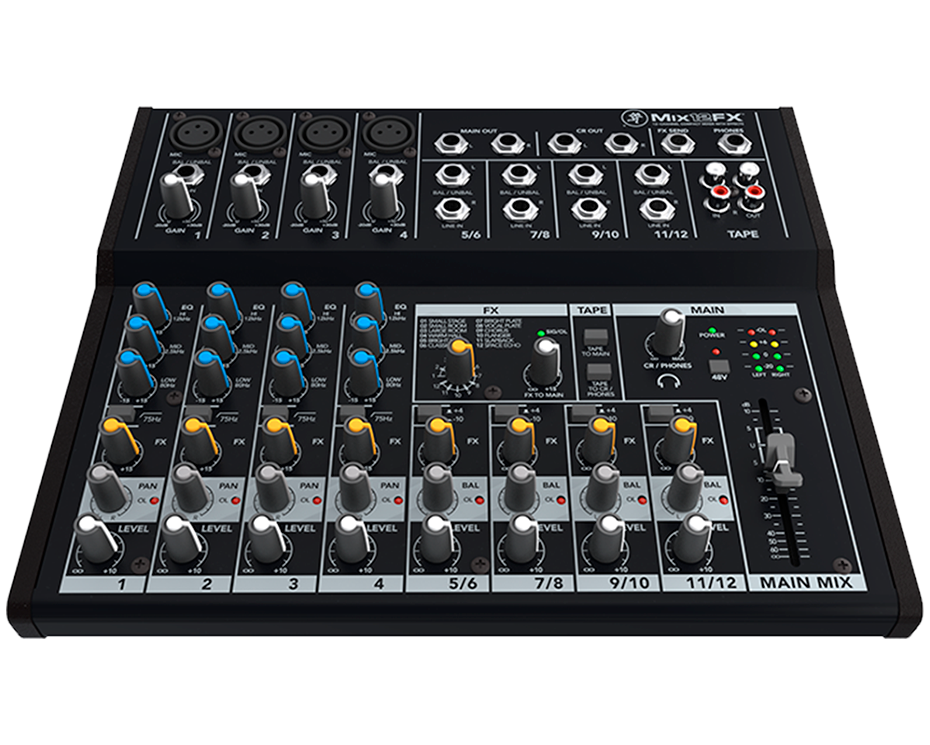 Mackie MIX12FX 12-Channel Compact Mixer w/ Effects