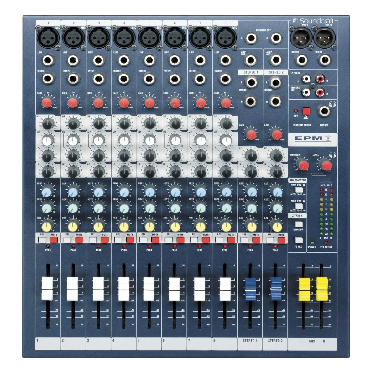 Soundcraft EPM8 10-Channel Analog Mixer