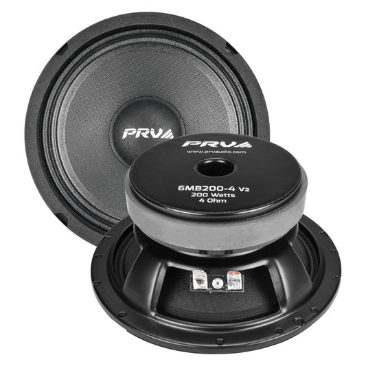 PRV 6MB200-4 V2 Midbass Loudspeaker 6"