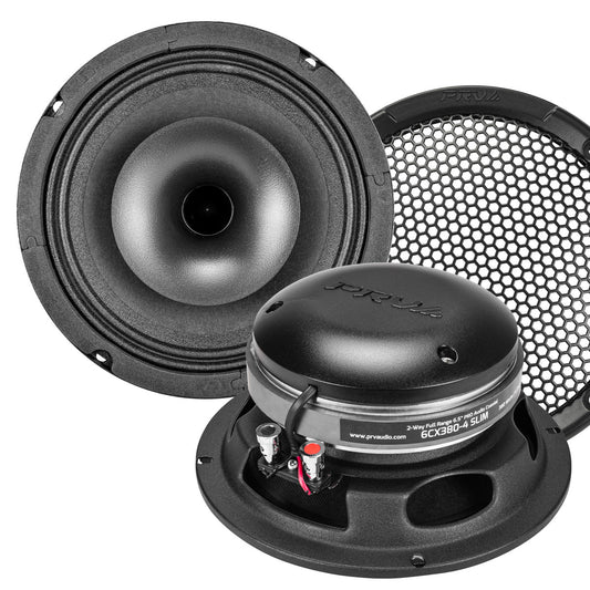 PRV 6CX380-4 Slim 2-WAY FULLRANGE 6.5" PRO AUDIO COAXIAL
