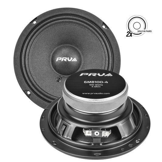 PRV 6MB100-4 Pair Midbass Loudspeaker 6.5"