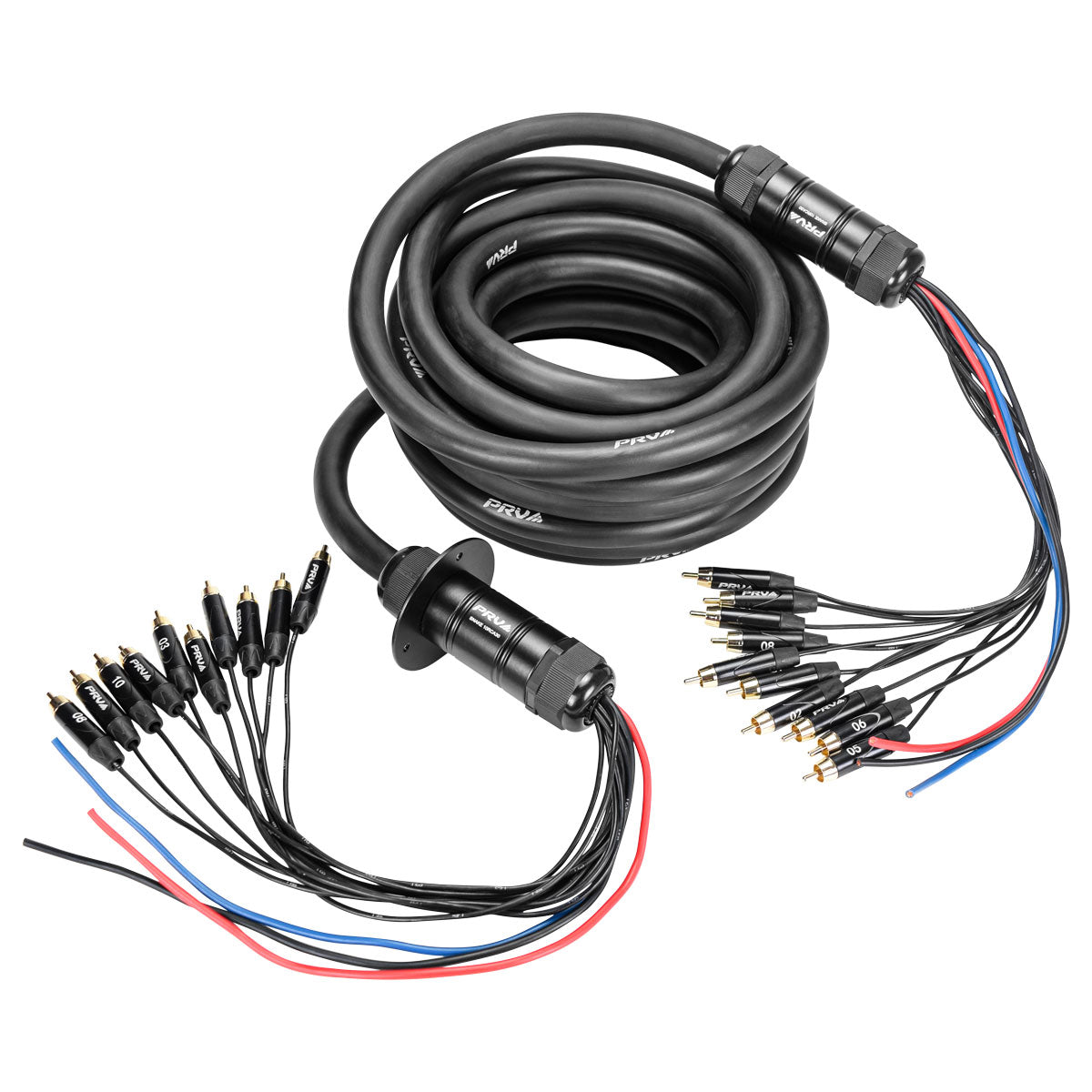 PRV Snake 10RCA-30 30FT RCA MEDUSA CABLE WITH POWER WIRE