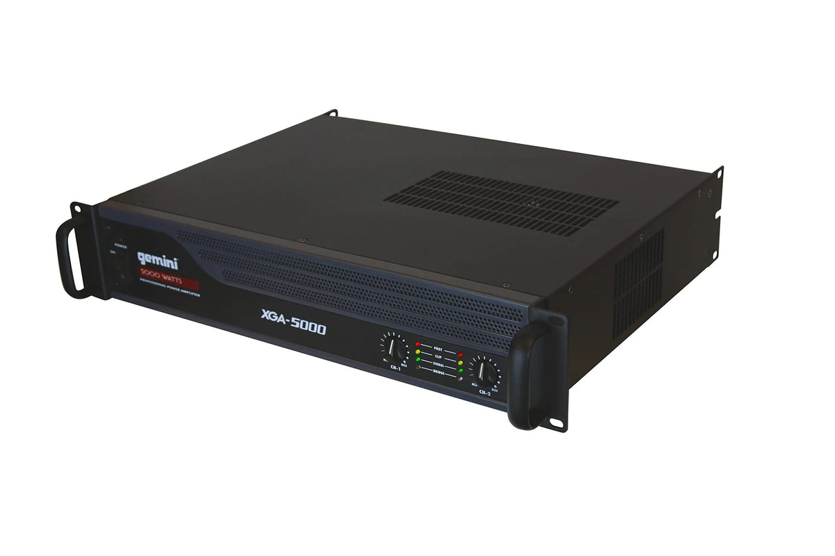 Gemini XGA-5000 2-Channel Power Amplifier 6000W