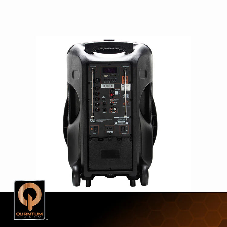Quantum Audio QDJ15WP – Bocina Portátil de 15" con Batería Recargable