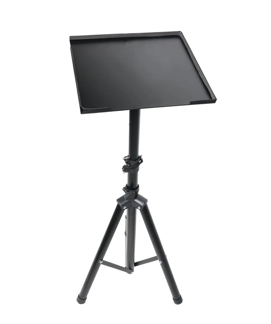Gemini PST-01 adjustable tripod device stand, 32"–65" height, steel construction, folds flat for transport